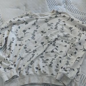 Grey and black sweatshirt